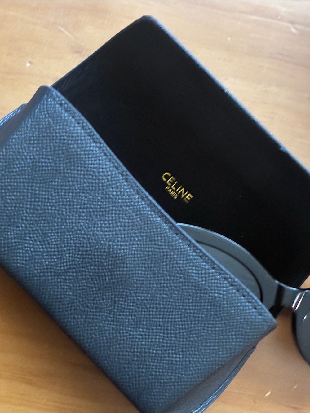 Celine Black Oval Women's Sunglasses - Picture 9 of 9